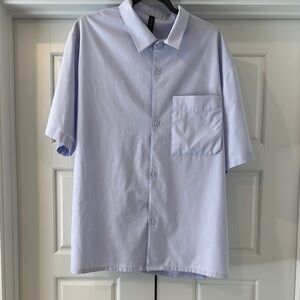 Men's Light purple Short Sleeve Shirt